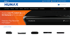 Desktop Screenshot of humaxdirect.co.uk