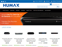 Tablet Screenshot of humaxdirect.co.uk